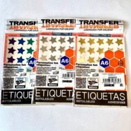 Etiqueta adhesiva transfer A6