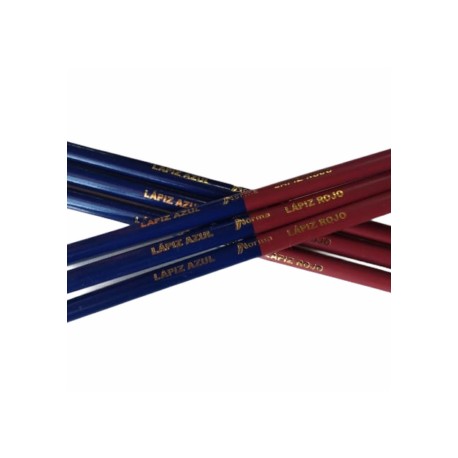 Lapiz Bicolor Grueso Rojo-Azul A605017 Adix - 3 Aries